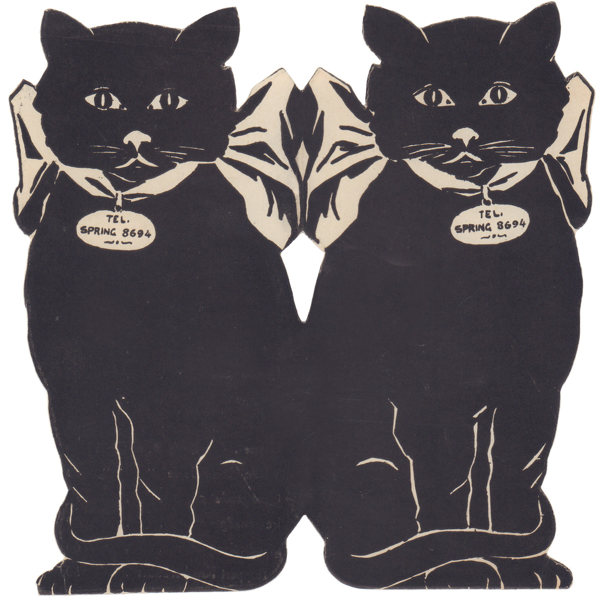 The Black Cat, New York 1920s – Vintage Menu Art