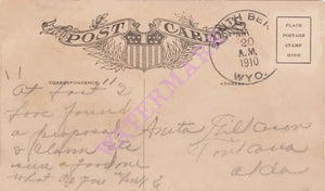 A Farmer's Love Letter, 1909 Postcard