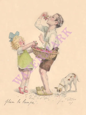 "Have your fill" Cafe de Paris, Armenonville, France 1924