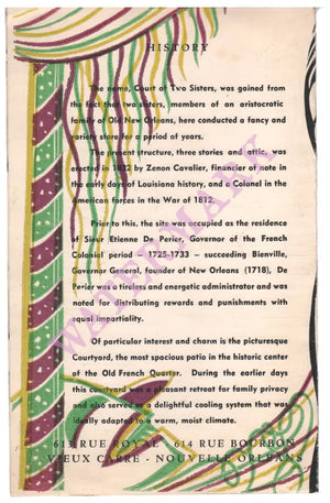 Court of Two Sisters Mardi Gras, New Orleans 1950s