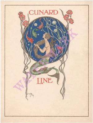 Cunard R.M.S. Aquitania, 1925 by A.K. MacDonald