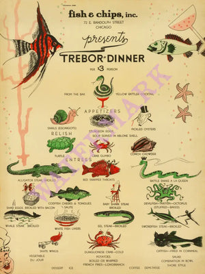 fish & chips, inc Chicago 1940s