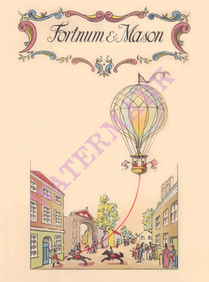 Fortnum & Mason, London 1957 Mmenu Art