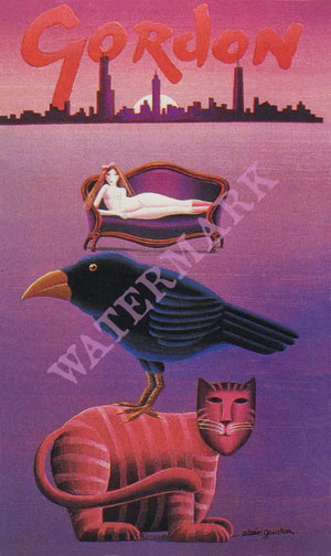 Gordon, Chicago 1980s Menu Art