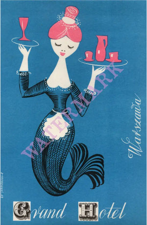 Grand Hotel, Warsaw 1970 | Vintage Menu Art - cover