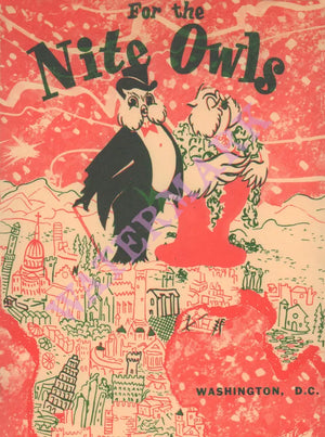 Gusti's, Washington D.C. 1958 Italian Menu Design