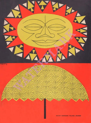 Hawaiian Village Hotel, Waikiki, 1970s Stanley Stubenberg Menu Design