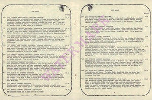 Jake's, Pewaukee WI 1970s Red Wine List