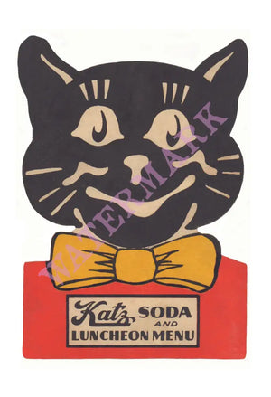 Katz Drug Store, Kansas City, 1935 | Vintage Menu Art - cover