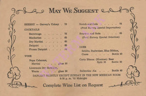 La Fonda, (Fred Harvey), Santa Fe 1950s