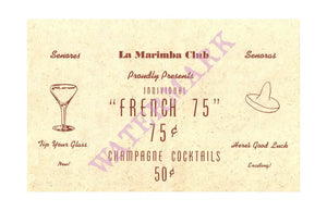 La Marimba Club, San Francisco 1930s