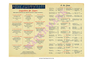 Latin Quarter Nightclub, New York, 1950s