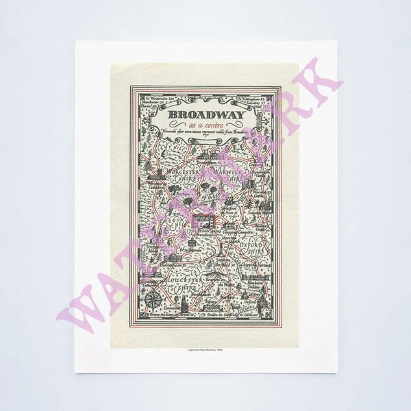 Lygon Arms Broadway 1962 Vintage British Menus
