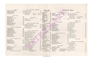 New China Denver 1951 Menu Interior Harley Spiller Collection Cool Culinaria