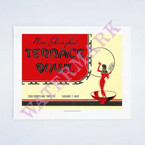 New Shanghai Terrace Bowl, Oakland 1940s