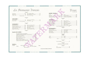 New York World's Fair 'Le Restaurant Francais' 1940