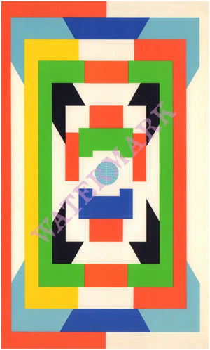 Pan American "International Flag Service" 1971 Menu Art