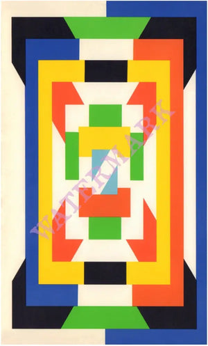 Pan American "International Flag Service" 1971 Menu Art