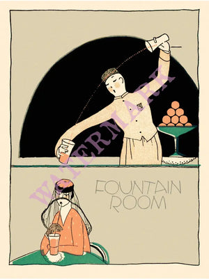 Pennsylvania Hotel 'Fountain Room'New York City 1922