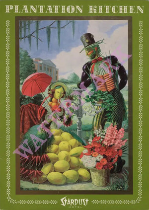 Plantation Kitchen, Las Vegas, 1960s Menu Art Vicente Viudes