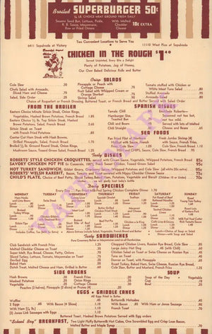 Robert's (Bros) Sepulveda, Los Angeles 1950s