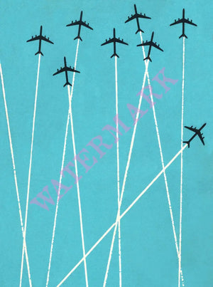 Sabena, In-flight Menu 1968 Menu Design