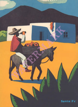 Santa Fe Railroad Drinks 1969 Vintage Americana Menus