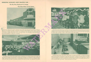 Skyway Restaurant & Lounge Cleveland 1960s Posters Prints & Visual Artwork
