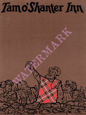 Tam o'Shanter Inn, Los Angeles 1961 Menu Art