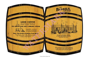 The Barrels Kalamazoo Menu Cover