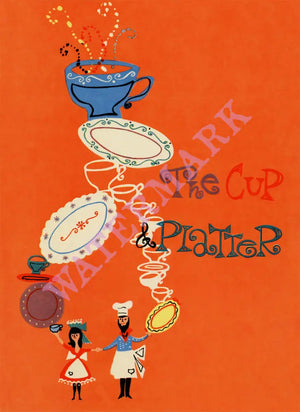 The Cup & Platter 2, UK 1966 | Vintage Menu Art – cover