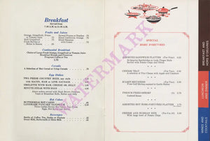 The Landmark, Las Vegas 1960s | Vintage Menu Art - breakfast menu