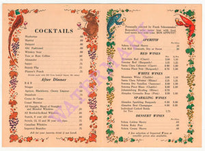 The Penguin St Petersburg Frank Schoonmaker Wine List