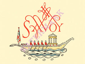 The Savoy London 1975 Vintage British Menus