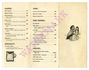 The Scene Coffee House Lexington Kentucky Menu