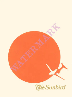 The Sunbird United Airlines 1970s Posters Prints & Visual Artwork