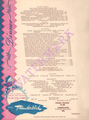 The Thunderbird Las Vegas 1970s Posters Prints & Visual Artwork