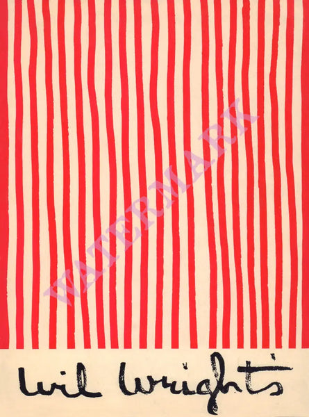 Wil Wrights, Los Angeles 1940s Menu Art