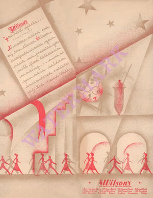 Wilson's, San Francisco 1933 | Vintage Menu Art - cover