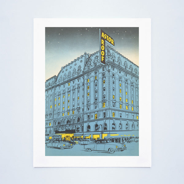 Hotel Astor, New York 1953