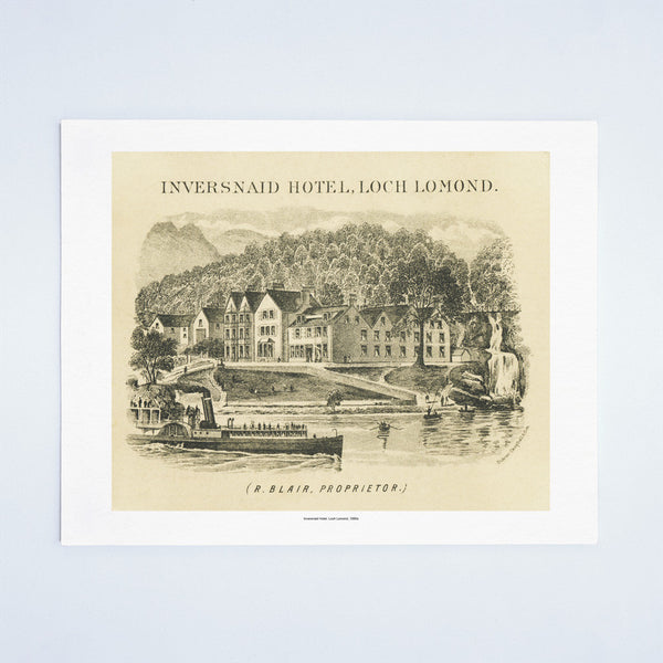 Inversnaid Hotel, Loch Lomond, Scotland, 1880s