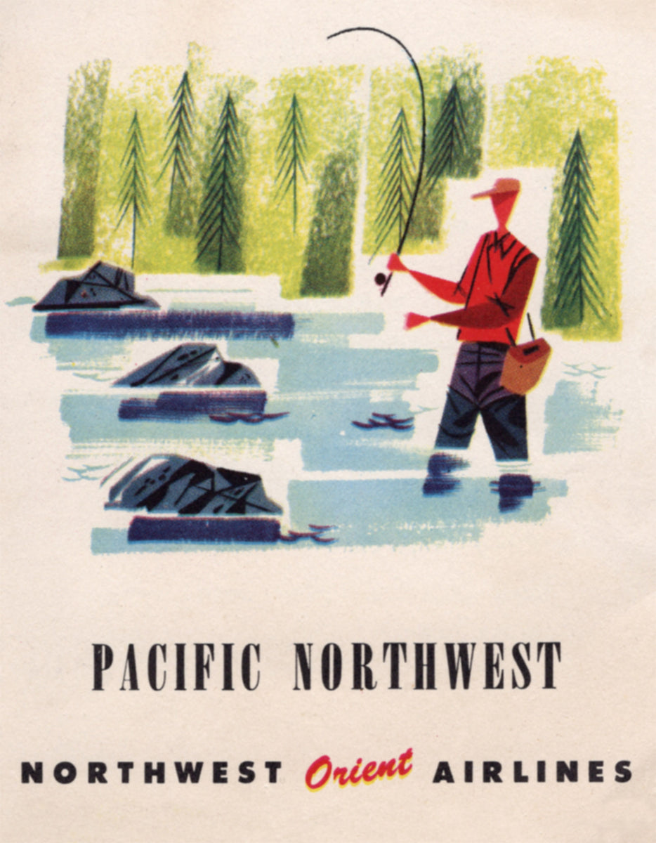 Northwest Orient Airlines, In-Flight Menu 1970s – Vintage Menu Art