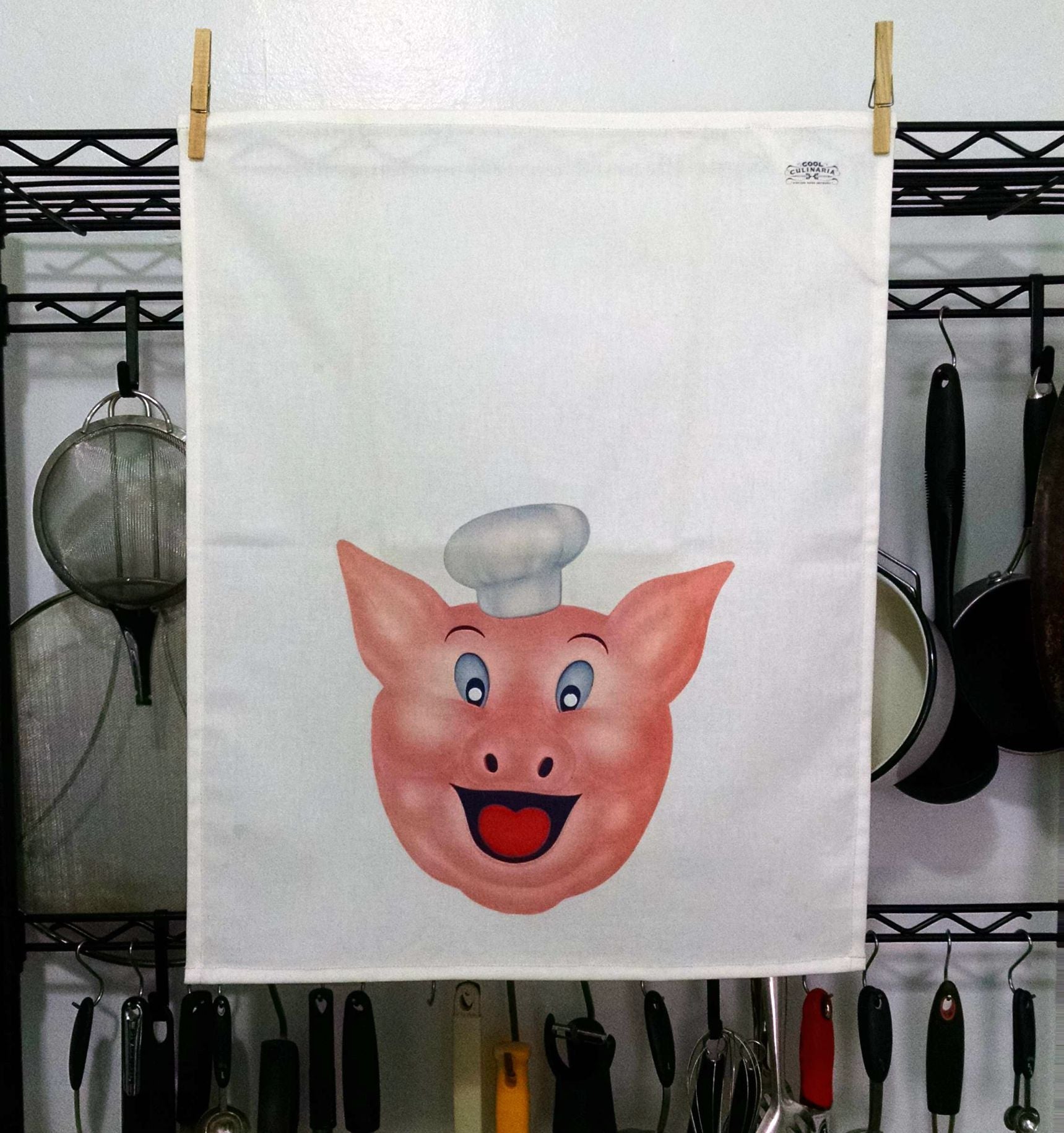 Pig 'N Whistle 1950s Kid's Menu 100% Cotton Kitchen Towel
