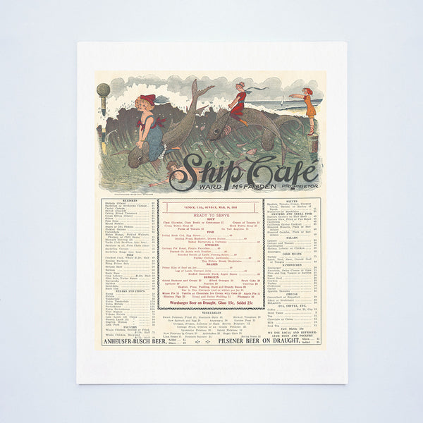 Ship's Café Venice California 1913