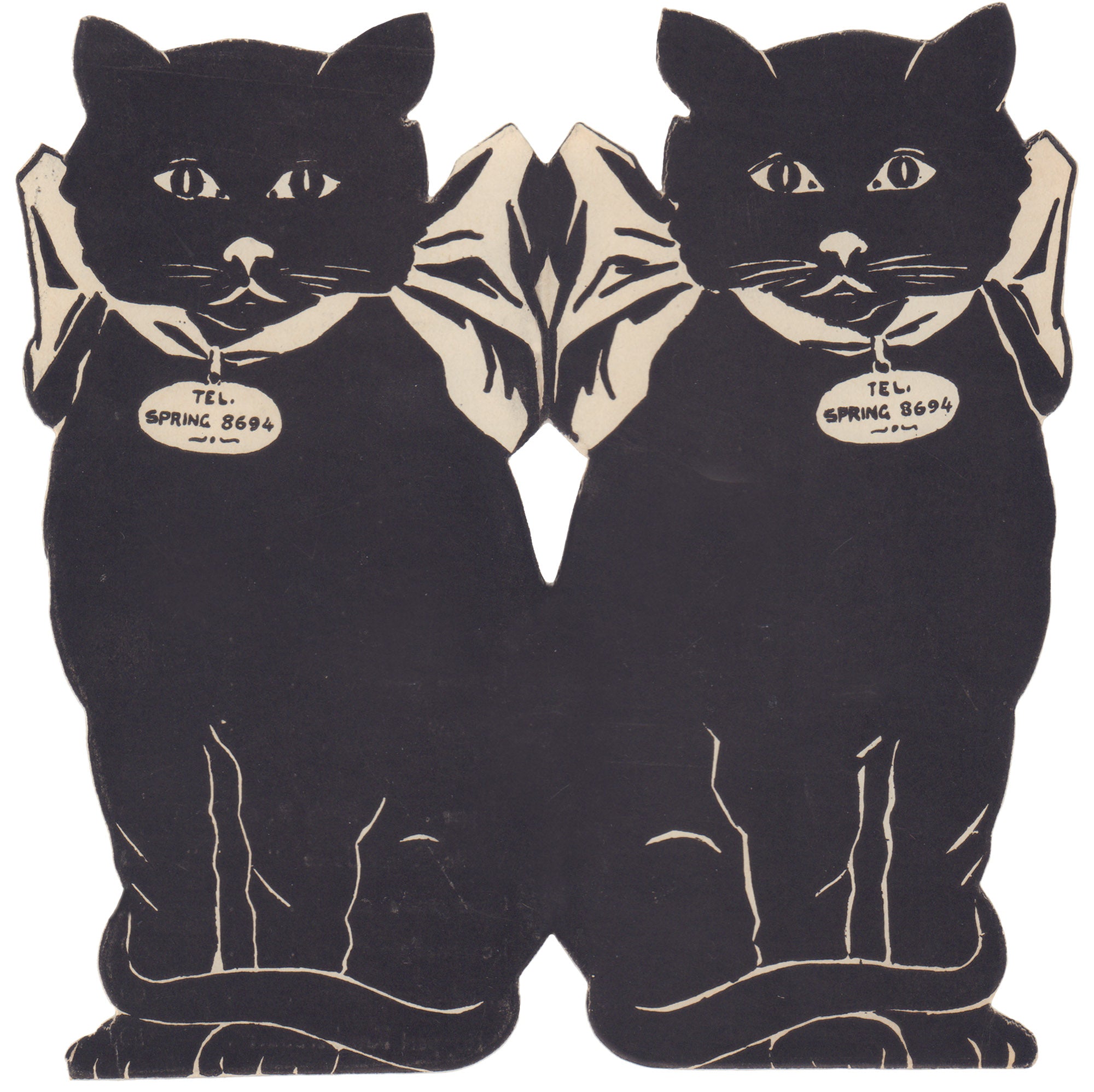 The Black Cat, New York 1920s Menu Design