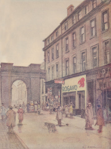 Rogano, Glasgow 1950s Menu Art Robert Eadie