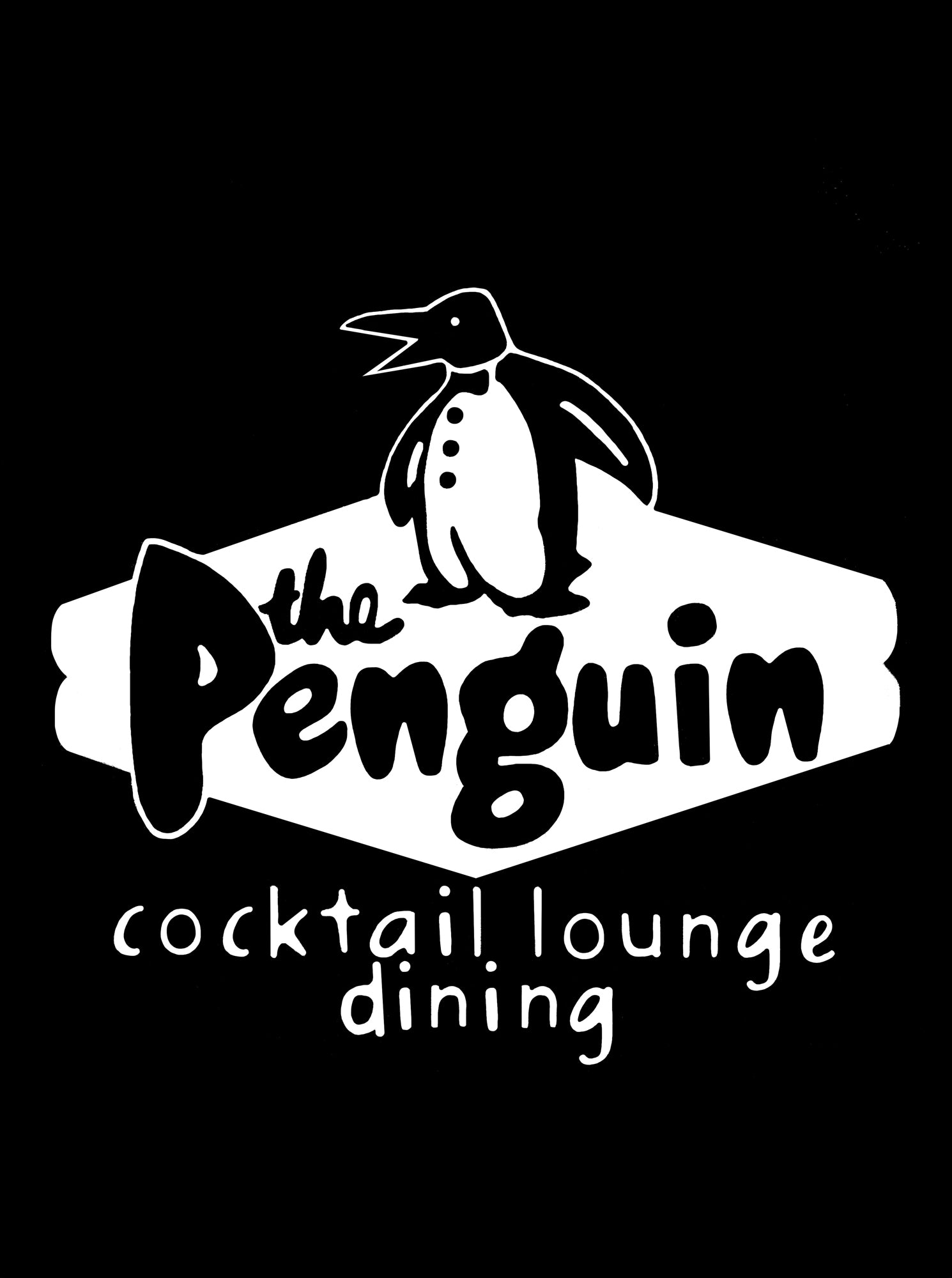 The Penguin, Santa Monica 1960s Menu Art