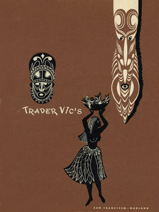 Trader Vic's Oakland (2), 1960s Tiki Menu Art