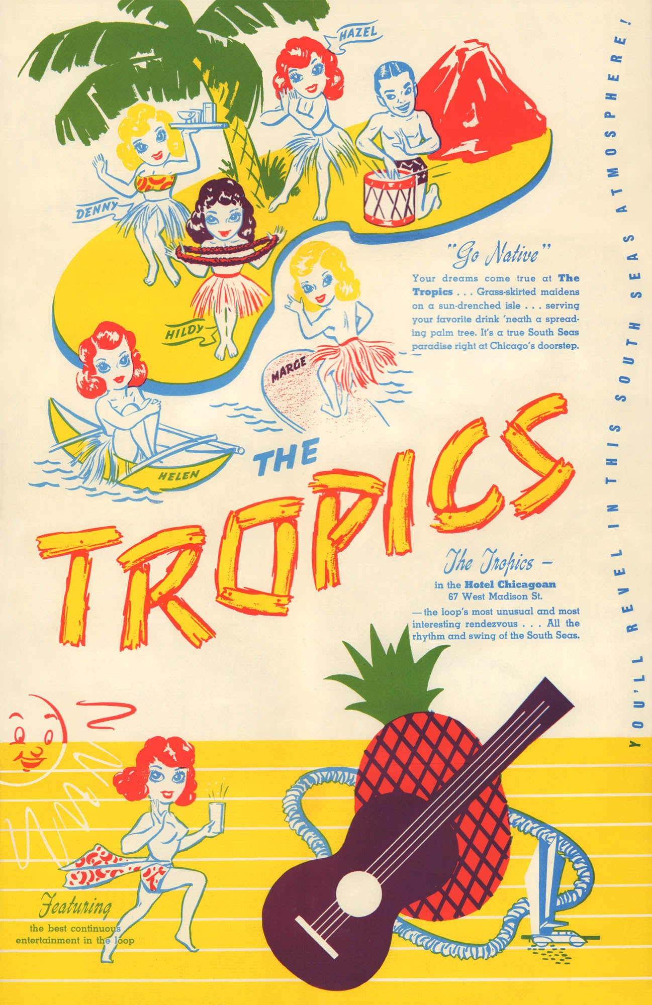 The Tropics, Hotel Chicagoan 1950s