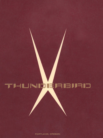 Thunderbird, Portland OR 1980s Menu Design